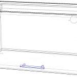 Чертеж Шкаф горизонтальный Жасмин BMS