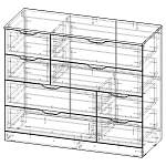 Комод Нордли Nordli 4