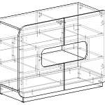 Чертеж Комод Модерно 5.1 BMS