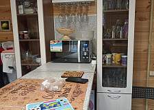 Шкаф пенал с 2-мя дверцами остекленный Валерий BMS