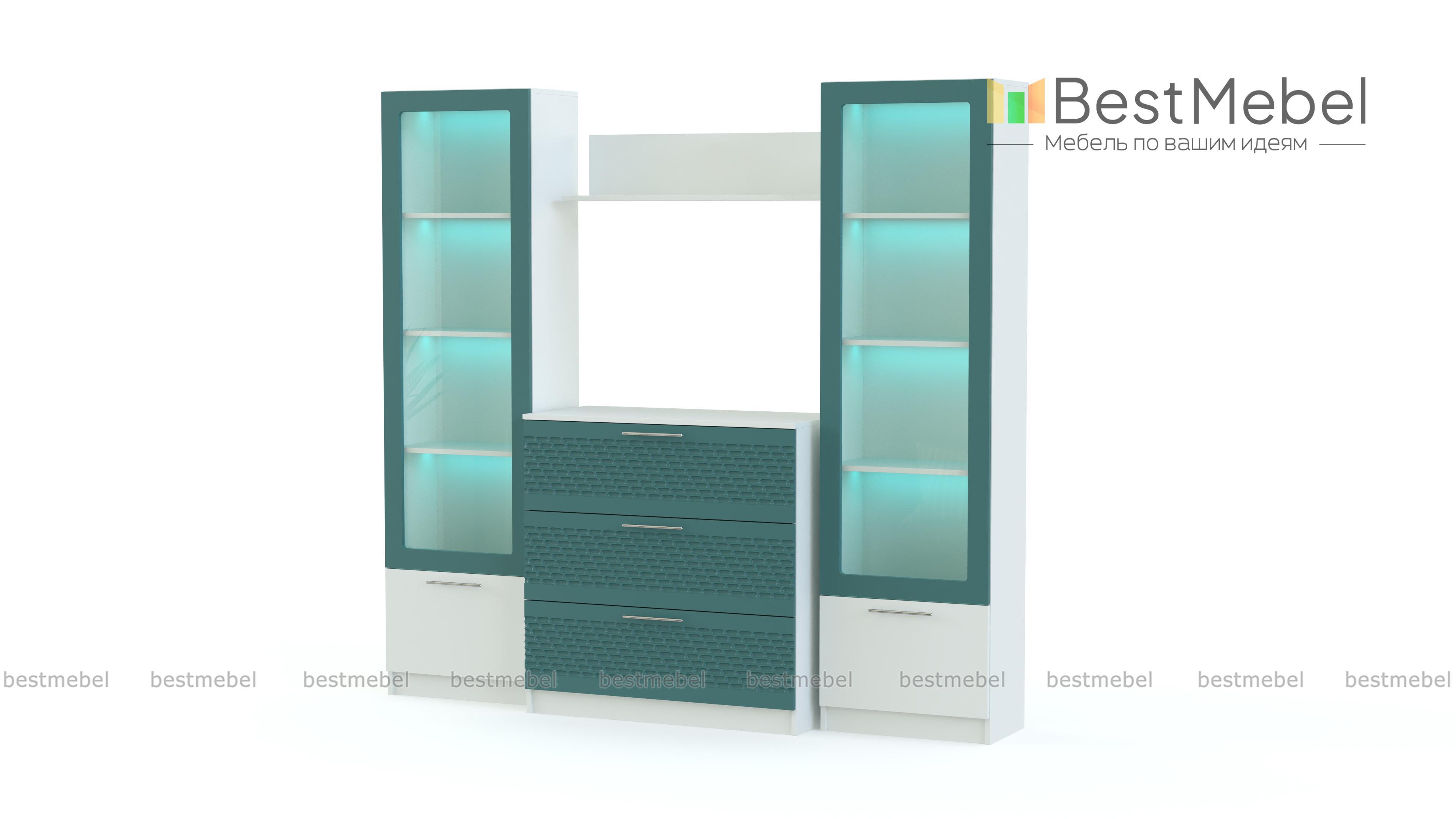 Стенка Блеск 40.1-3D BMS - Фото