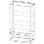 Подвесной шкаф в ванную Брайтон 6 BMS