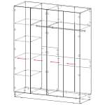 Схема сборки Шкаф распашной Декарт 4 BMS