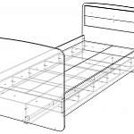 Чертеж Кровать Бриз 10 BMS