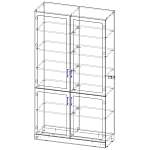 Шкаф книжный 2 №3