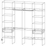 Стеллаж для одежды Мирта 20 BMS