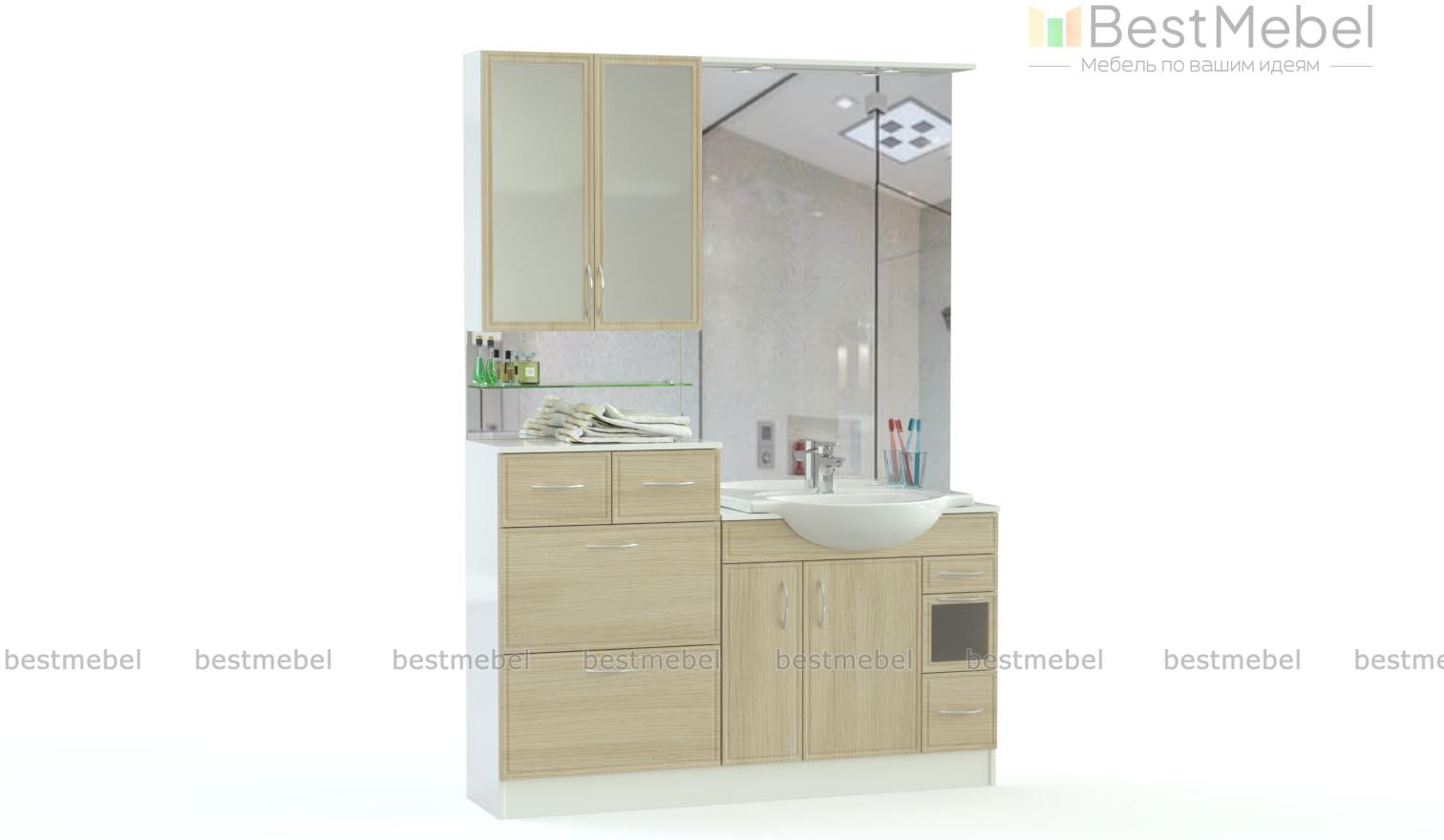 Комплект для ванной комнаты Рикко 4 BMS - Фото