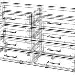 Чертеж Комод КМ-08 BMS