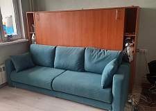 Шкаф-кровать с диваном Пальм 1 BMS