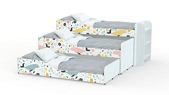 Детская раздвижная кровать Вика-3 BMS (2000х840х950)