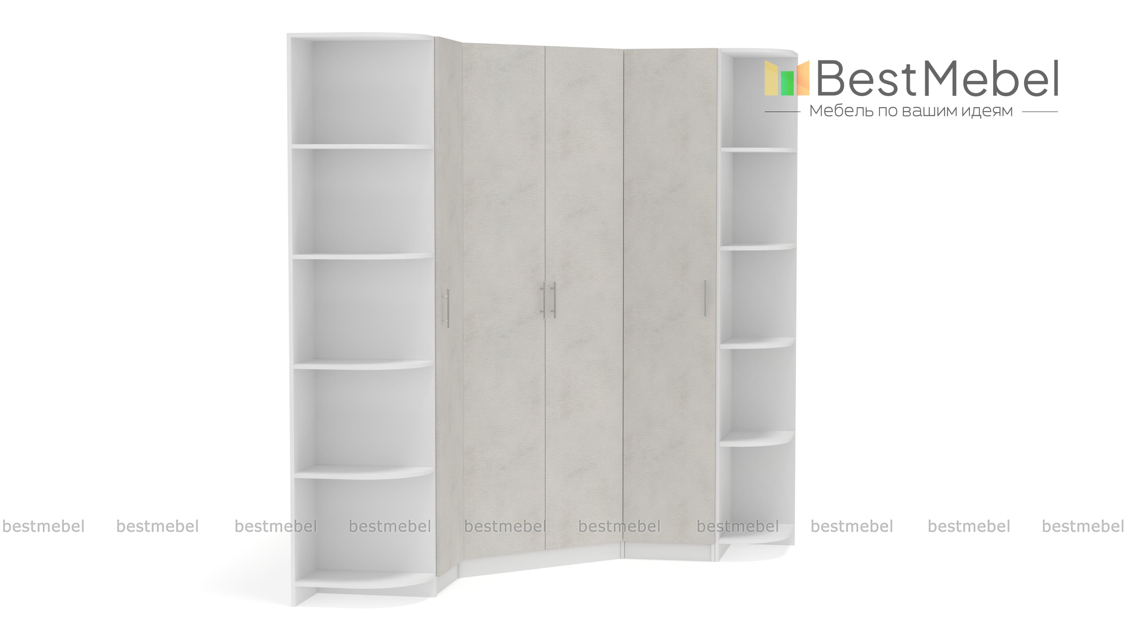 Шкаф угловой Мерлин-16 BMS - Фото