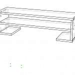 Чертеж Подставка под монитор Олимп-4 BMS