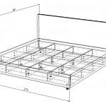 Чертеж Кровать Коста 40 BMS
