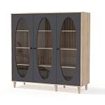 Шкаф книжный Брукс 3 BMS - Фото 1